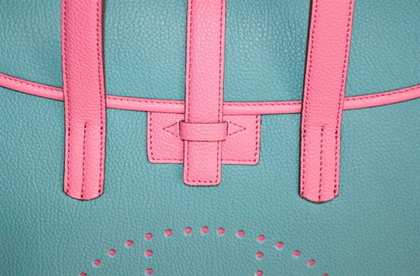 Best Hermes FeuDou Bag Blue 509095